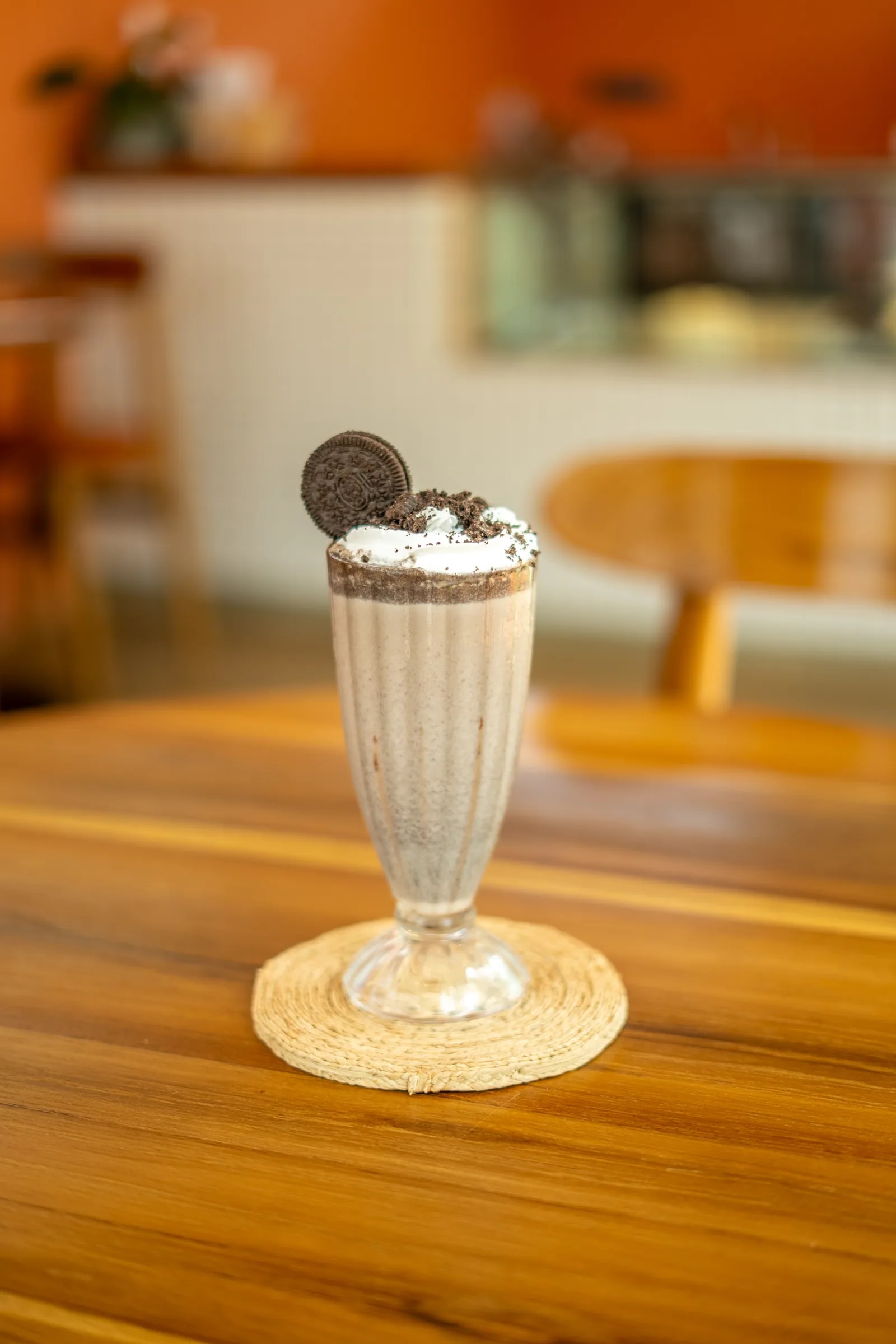A freshly served CoffeeLab milkshake